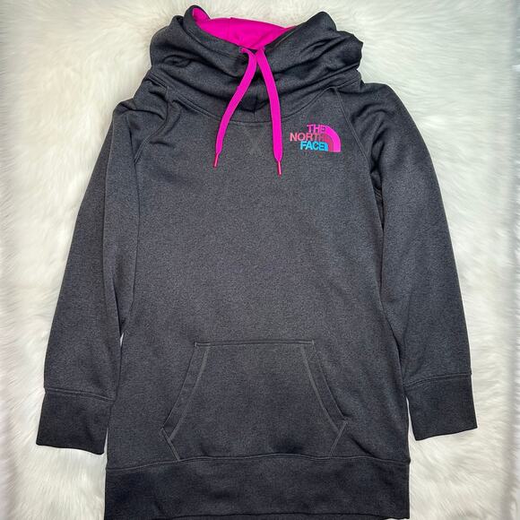 The North Face Funnel Neck Hooded Performance Sweatshirt - Picture 1 of 10